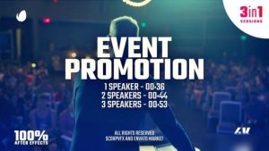 Videohive Event Promo 123 speakers Openers template preview