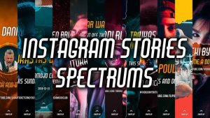 Instagram Stories Spectrums Video Displays template preview