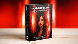 Acid Red Cinematic Flash Transitions for Premiere Pro Premiere Pro template preview