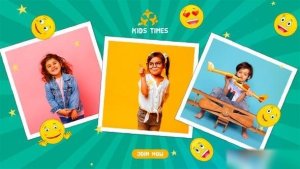 Videohive Kids Channel Opener Openers template preview