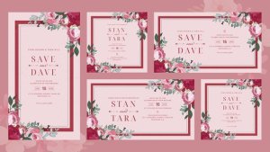 Videohive Bouquet Wedding Invitation Openers template preview