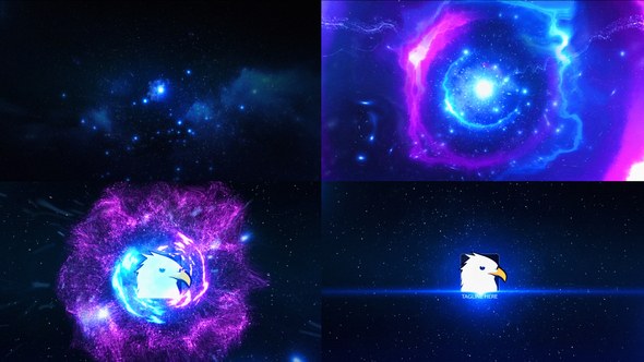 Videohive Space Explosion Logo Opener Logo Stings template preview
