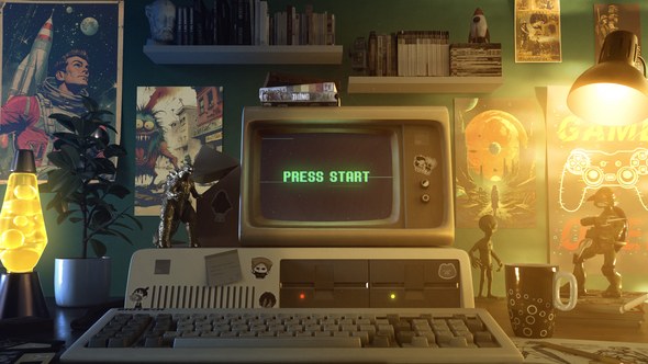 Videohive Retro Game Openers template preview