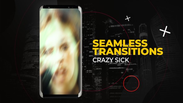 Videohive Vertical Crazy Sick Transitions | After Effects Elements template preview