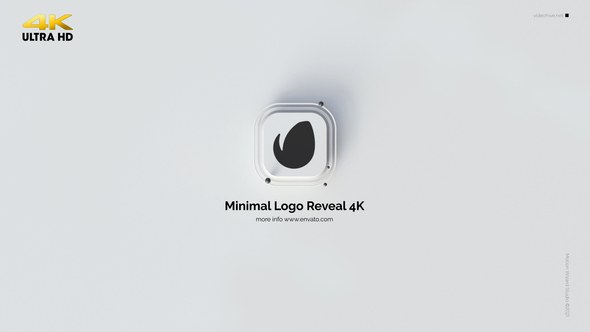 Videohive Minimal Logo Reveal 4K Logo Stings template preview