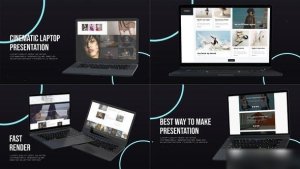 Videohive Laptop Mockup Promo 35143754 Openers template preview