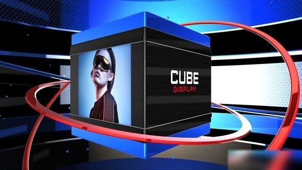 Videohive Cube Display Openers template preview
