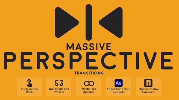 Videohive Massive Perspective Transitions Elements template preview