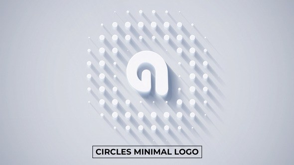 Videohive Circles Minimal Logo Reveal (12 in 1) Logo Stings template preview