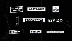 Videohive RJB Titles | After Effects Titles template preview