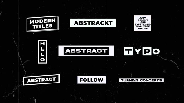 Videohive RJB Titles | After Effects Titles template preview