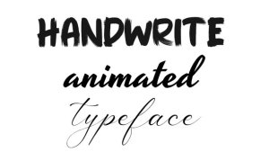 Videohive Handwrite Typeface Titles template preview