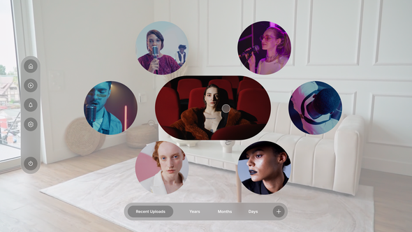 Videohive VR AR Immersive Slideshow Video Displays template preview