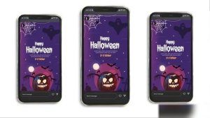 Videohive Hallowen Instagram Story Openers template preview