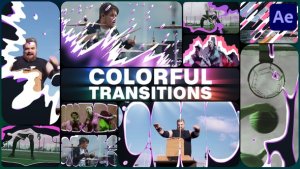 Videohive Colorful Transitions for After Effects 48586801 Elements template preview