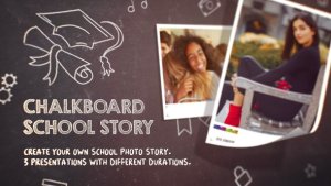 Videohive Chalkboard Story Maker Openers template preview