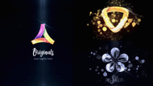 Videohive Glossy|Silver|Gold Logo Reveal Logo Stings template preview