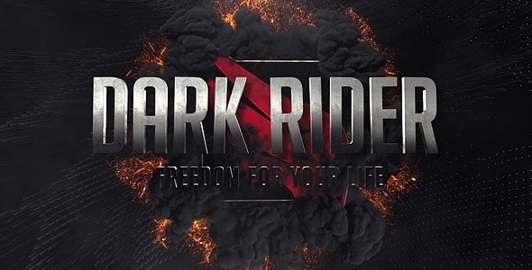 Videohive Dark Rider Trailer Openers template preview