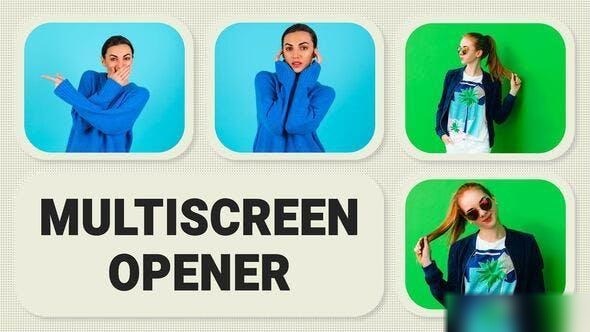 Videohive Multiscreen | Split Screen Openers template preview