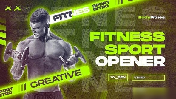 Videohive Fitness Opener 45286811 Openers template preview