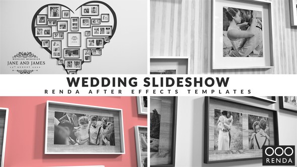 Videohive Wedding Memories Photo Gallery Video Displays template preview