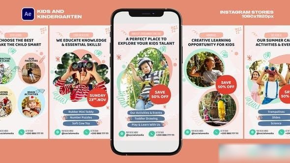 Videohive Kids And Kindergarten Openers template preview