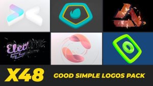 Videohive Good Simple Logos Pack Logo Stings template preview