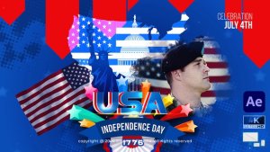 Videohive USA Independence Day 52755634 Openers template preview