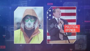Videohive Political News Opener Openers template preview