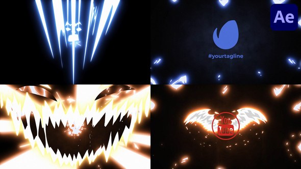 Videohive Energy Monster Logo for After Effects Logo Stings template preview