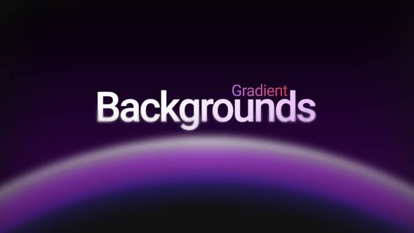 Videohive Gradient Backgrounds Flow Elements template preview