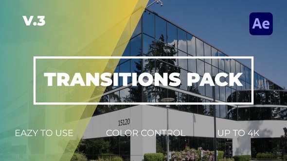 Videohive Transitions Pack | After Effect 37225657 Elements template preview