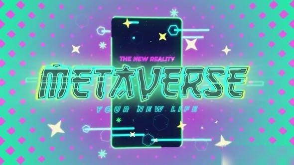 Videohive Metaverse Title & Logo Openers template preview