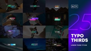 Videohive Lower Third Titles Pack 28143676 Titles template preview