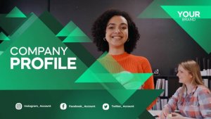 Videohive Corporate Profile 53933982 Video Displays template preview