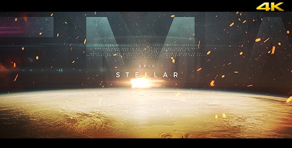 Stellar - Epic Trailer Video Displays template preview