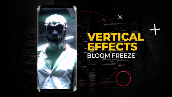 Videohive Vertical Bloom Freeze Effects | After Effects Elements template preview