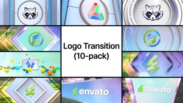 Videohive Logo Transition (10-pack) Elements template preview
