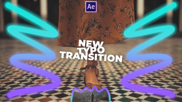 Videohive New Typo Transitions Elements template preview