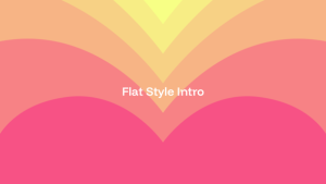 Videohive Flat Style Intro Openers template preview