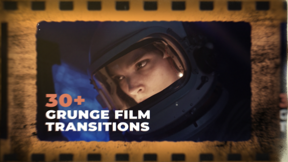 Videohive FIlm Grunge Transitions Elements template preview