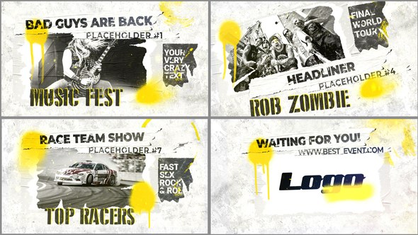 Videohive Party Invitation - Music Event Openers template preview