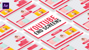 Videohive Sweet Youtube End Screens Broadcast-packages template preview