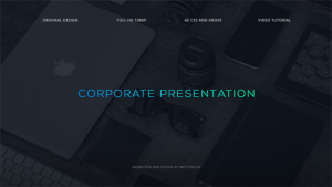 Videohive Corporate Presentation 17620152 Video Displays template preview
