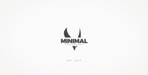 Minimal Text Presets Video Displays template preview