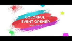 Videohive Colorful Event Opener Openers template preview