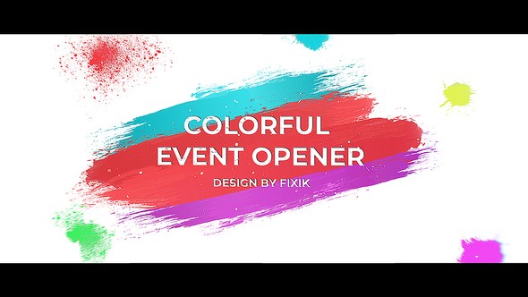 Videohive Colorful Event Opener Openers template preview