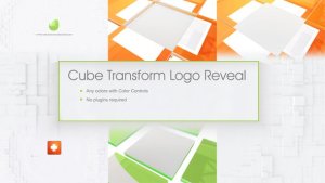 Videohive Cube Transform Logo Reveal Logo Stings template preview