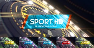 6 in1 Multi-Sport Intro Pack Video Displays template preview