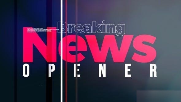 Videohive Breaking News Opener 28346742 Openers template preview